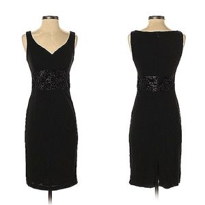 Kay Unger Crepe Sweetheart Neckline Cocktail Dress- Sz. 2